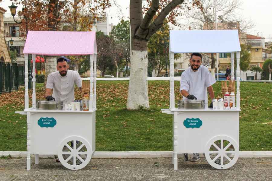 καροτσι παγωτου