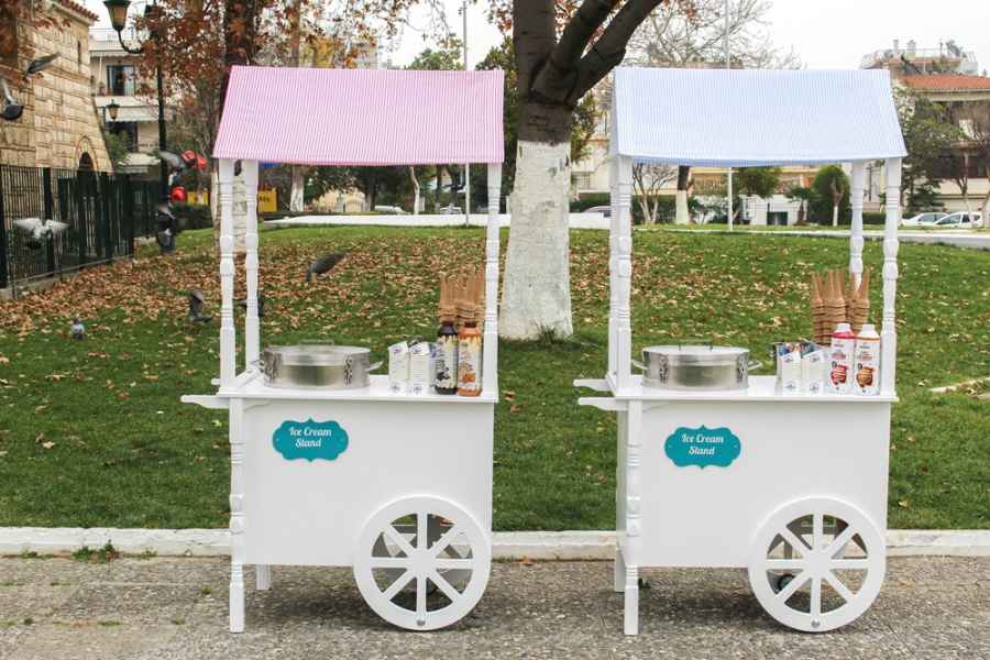 καροτσι παγωτου vintage