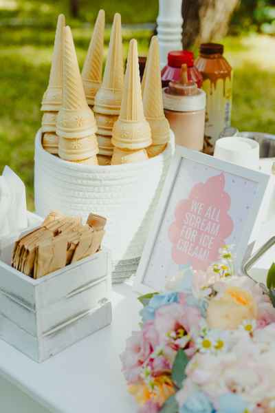 παγωτο για βαπτιση